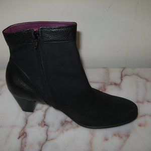 arche LN black leather ankle boots